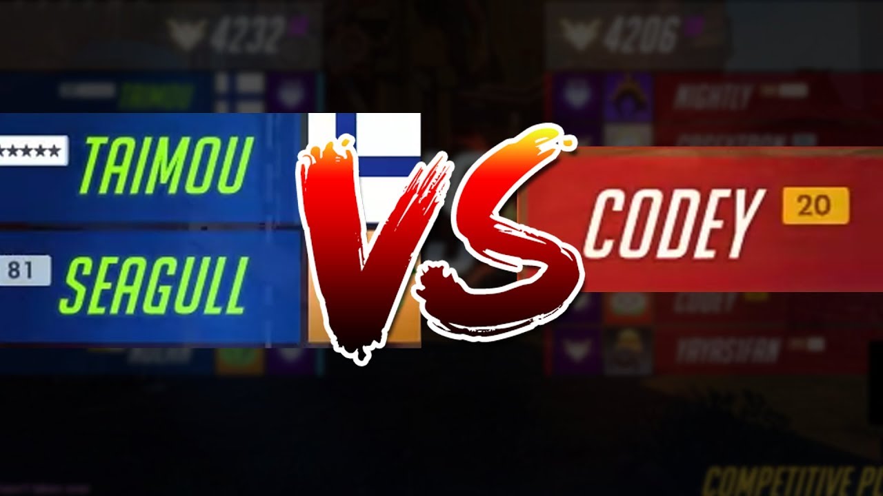 SEAGULL HANZO AND TAIMOU WIDOW VS CODEY AS ASHE! [ OVERWATCH SEASON 16 TOP 500 ]