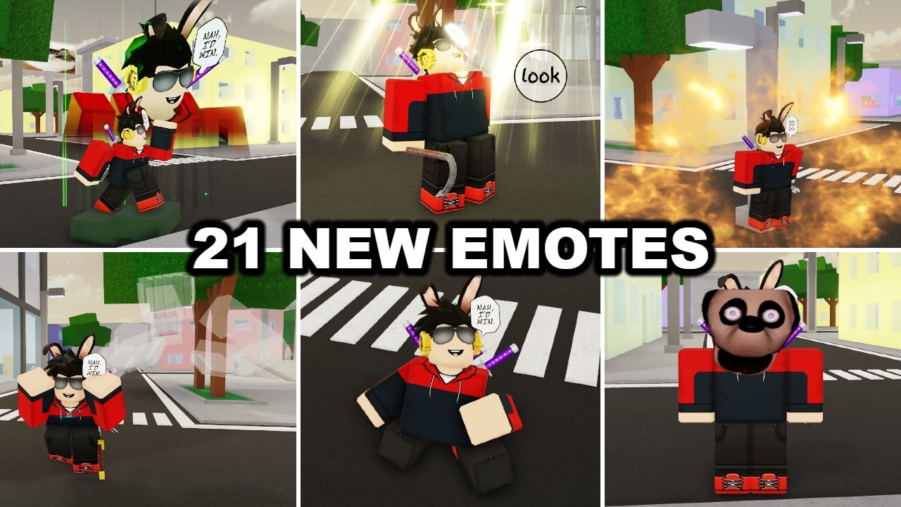 ALL 20+ NEW EMOTES in Jujutsu Shenanigans! (BLACK DEATH UPDATE) [ROBLOX]