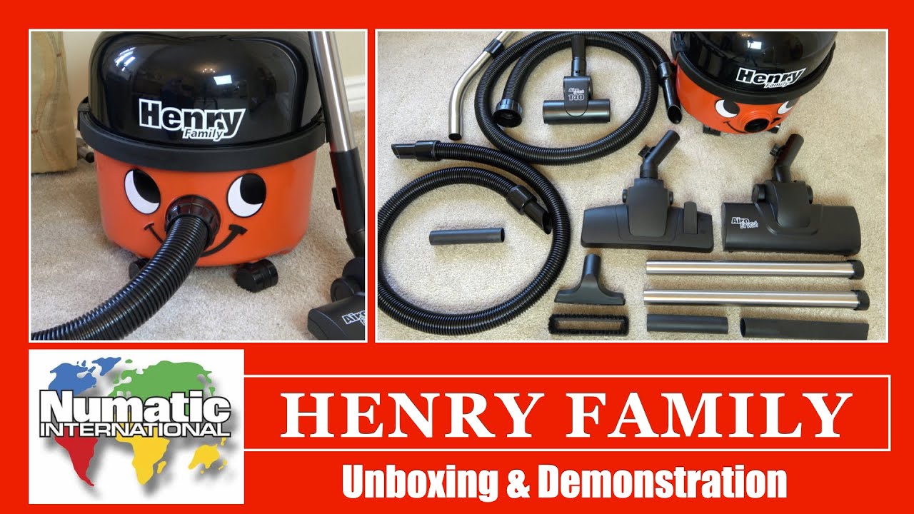 Henry Family Vacuum Cleaner Unboxing & Demonstration