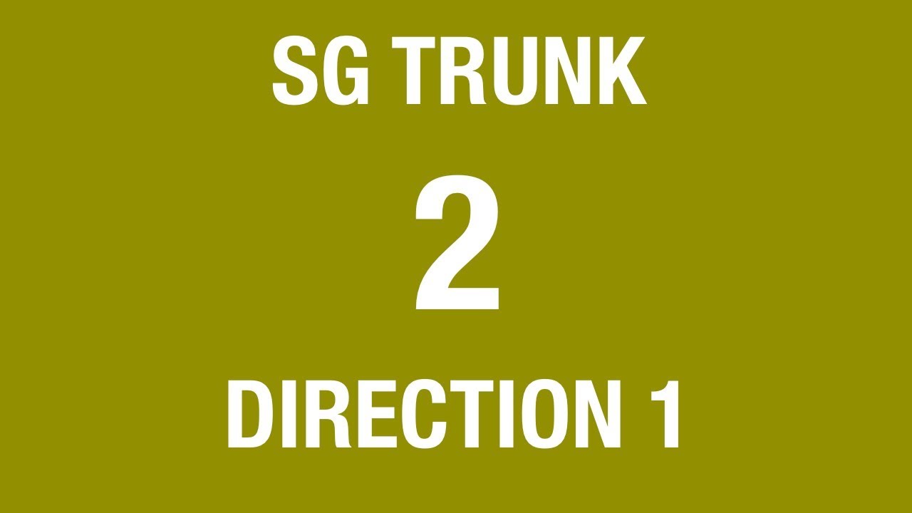 Go-Ahead Trunk 2 (Direction 1) | Bus Service Hyperlapse