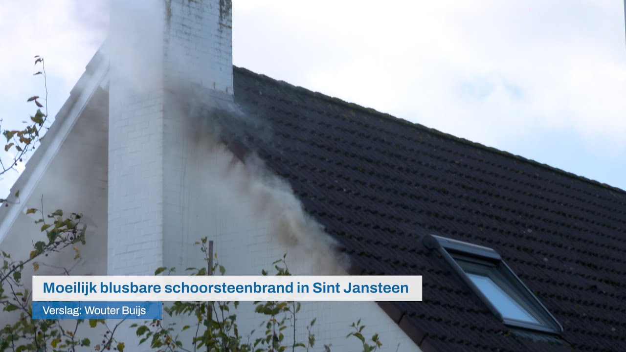 Moeilijk blusbare schoorsteenbrand in Sint Jansteen - 112 Nieuws | Omroep ZVL