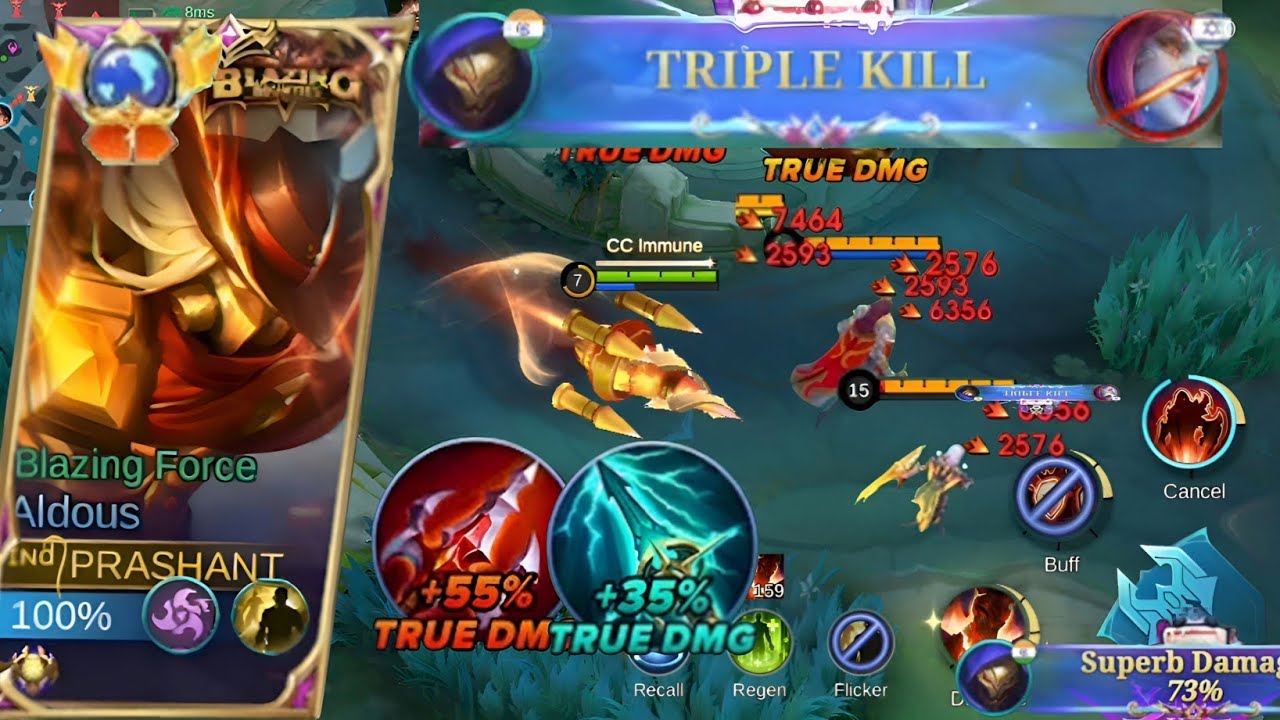 ALDOUS NEW BUILD ☠️🔥 | 1HIT ,1 KILL | BEST EXP LANER FOR SOLO PUSH | MOBILE LEGENDS BANG BANG 