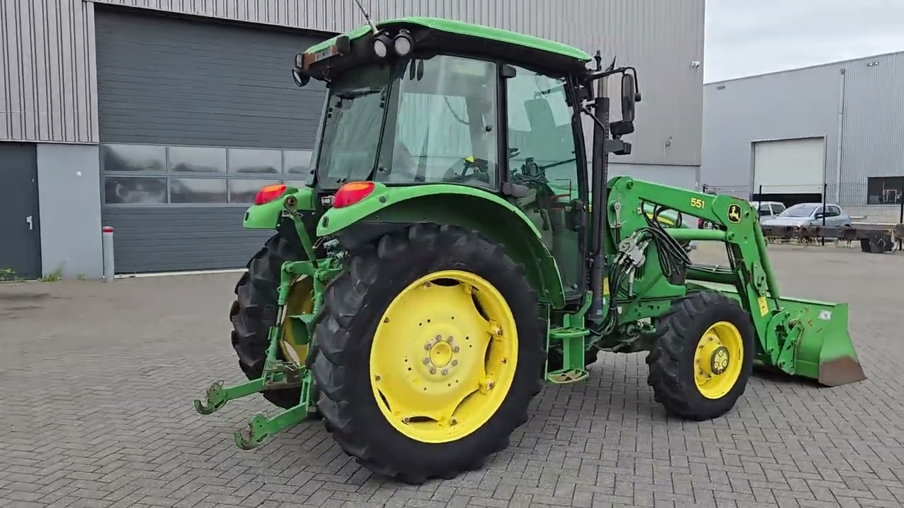 John Deere 5080R with loader video 1 Bidpointer.com