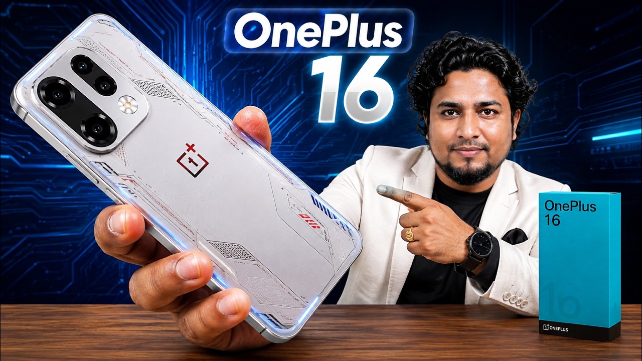 OnePlus 16 First Look 🔥 Price in India, SD 8 Gen 6 Pro & Full Specs!