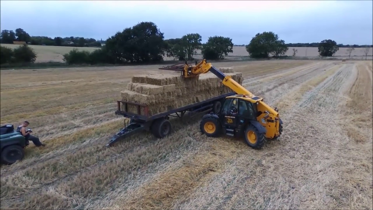 conventional baling with the Massey