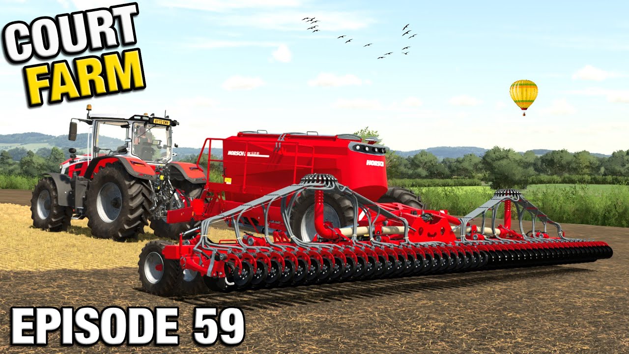 EXPENSIVE HORSCH SEED DRILL UPGRADE Court Farm Country Park FS22 Ep 59