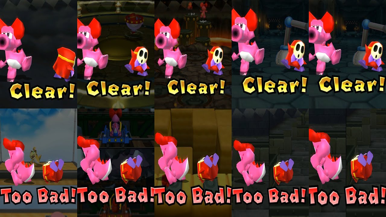 Mario Party 9 N64 - Birdo vs Shy Guy vs Mario vs Peach #MarioGame