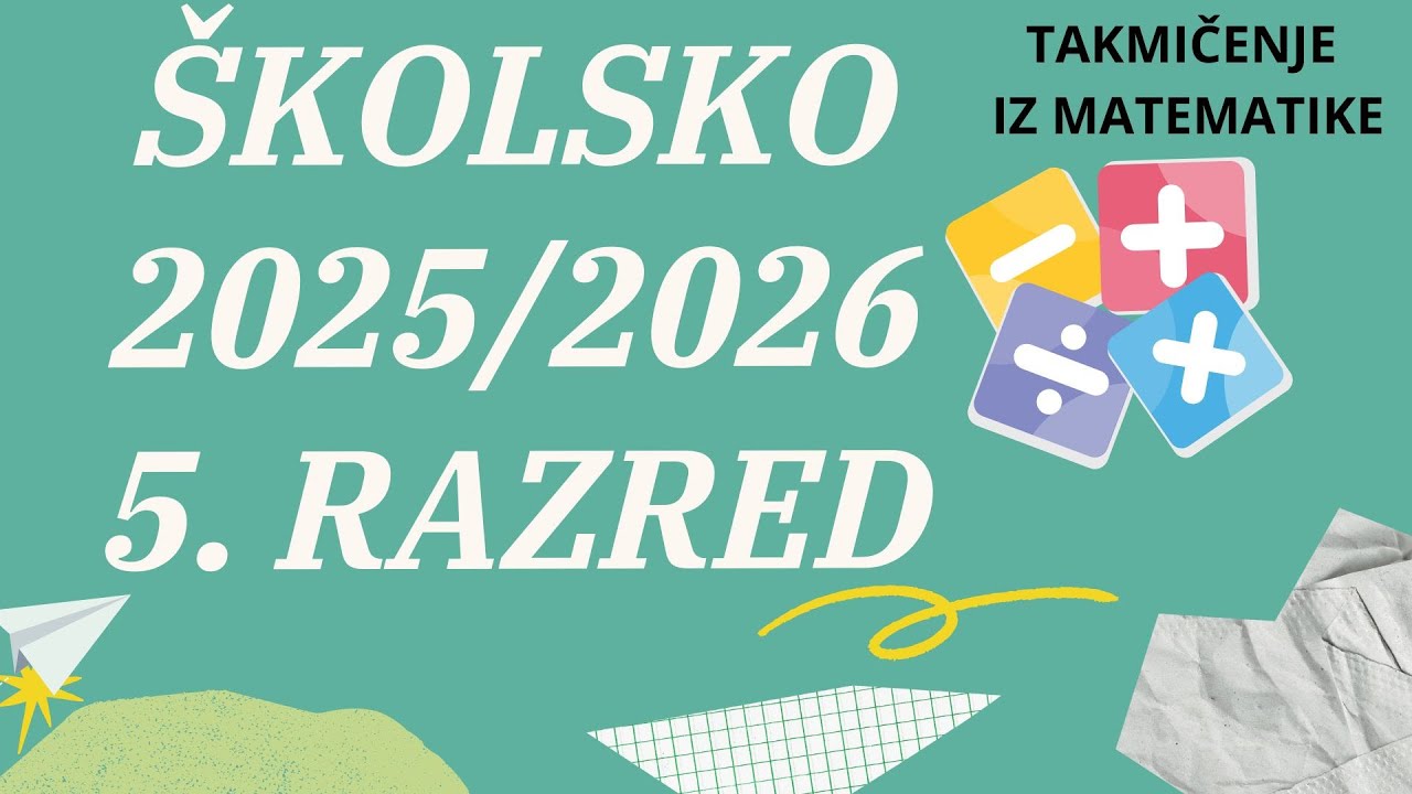 školsko 2025 5. razred