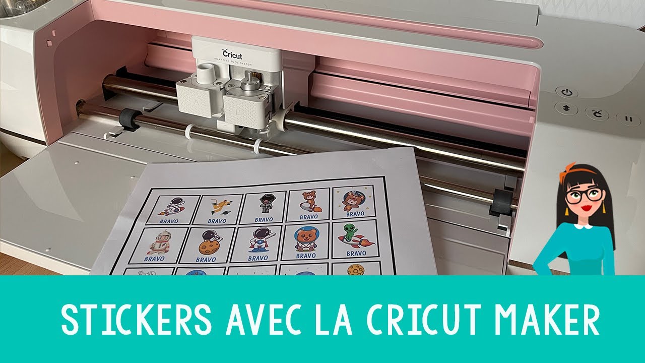 Créer des stickers avec la cricut maker