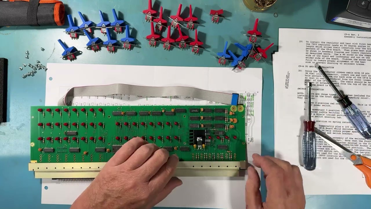 IMSAI 8080 - 8 - Reproduction CP-A (Control Panel) Control Switches