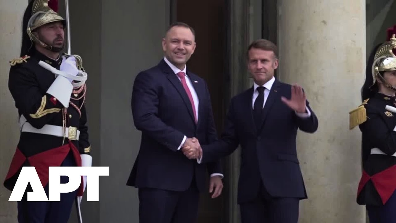 France's Macron Meets Polish President Nawrocki Over Security & Drone Incursions | APT