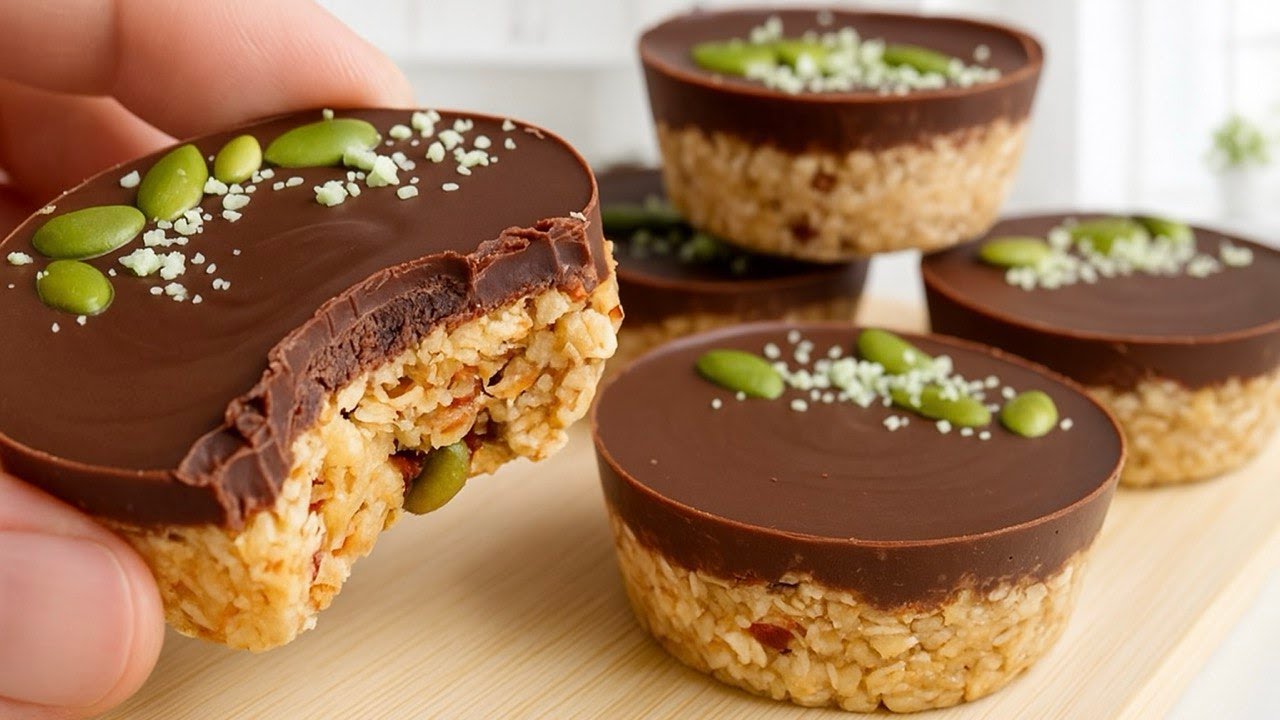 Kein Backen, kein Zucker und in 5 Minuten! Gesundes Energiedessert!