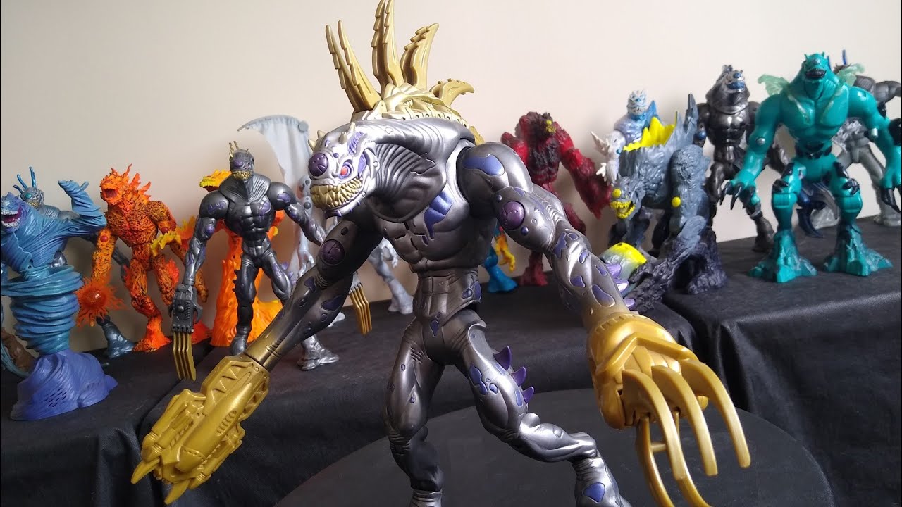 Minha coleção de ELEMENTORS do Max Steel