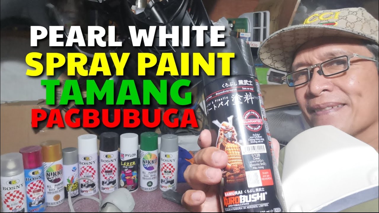 PEARL WHITE SPRAY PAINT I IBAT-IBANG BRAND I DA HUSTLER'S TV