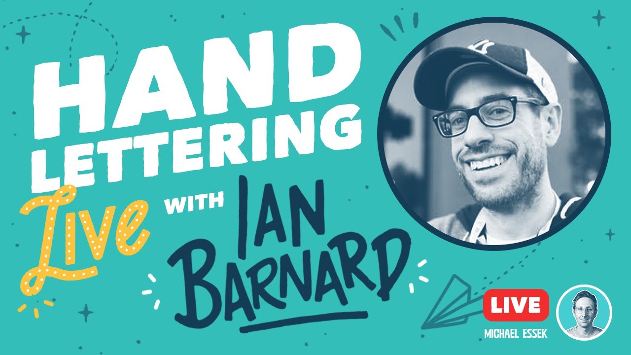 Hand Lettering Live with Ian Barnard @IanBarnard (Live Procreate Lettering on iPad)