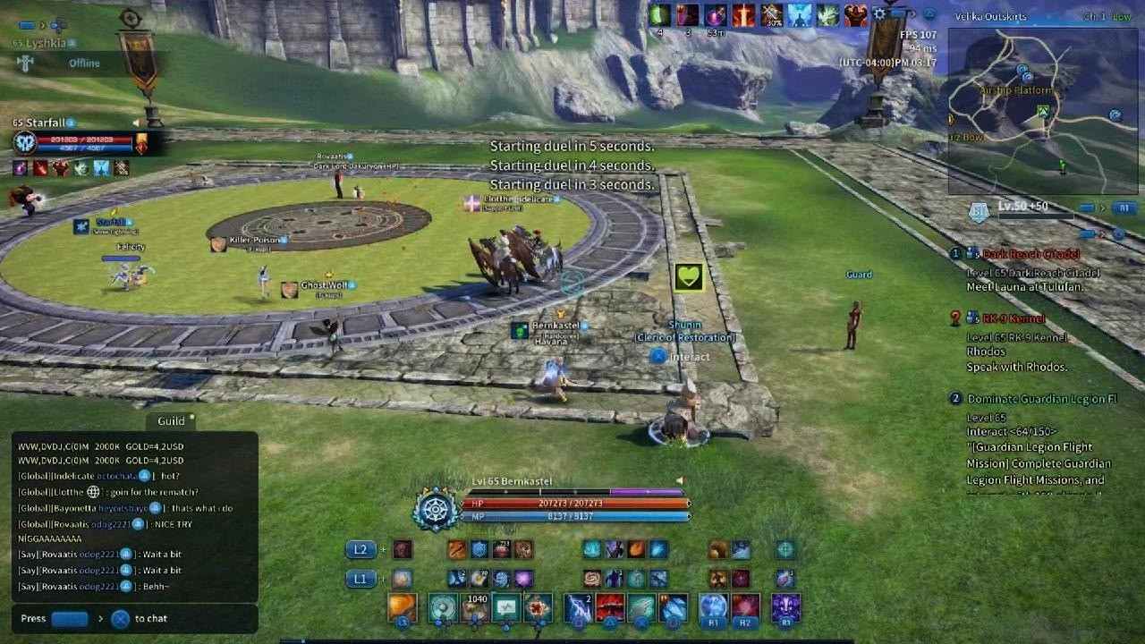 |TERA PS5| Duels: Bern vs Rovaatis