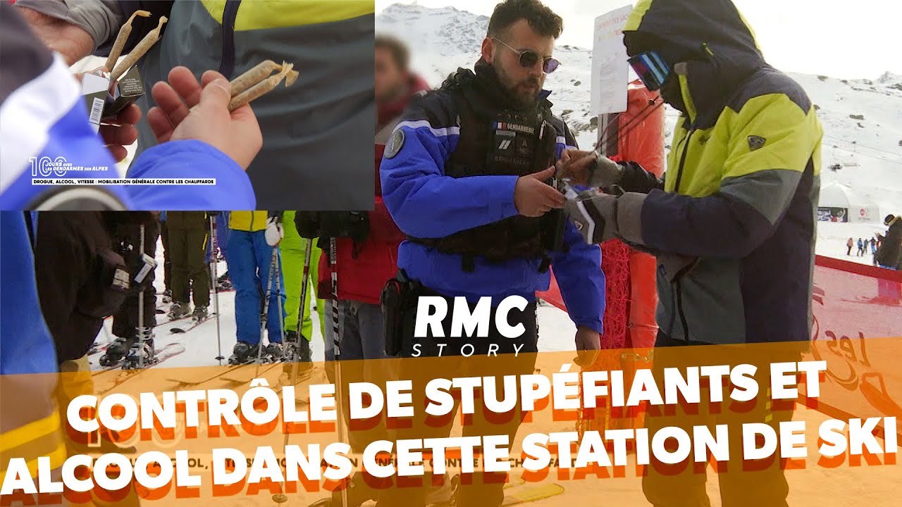 Contrôle des stupéfiants et alcool dans les stations de ski