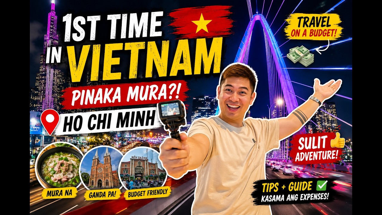 What It’s Like In Ho Chi Minh City, VIETNAM 🇻🇳 (First Time) | A Vietnam Travel  Vlog Series Ep1