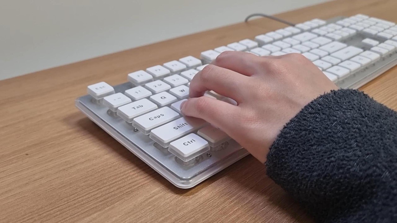 조용한 주말 과제 타이핑 1h | Real Keyboard Sounds
