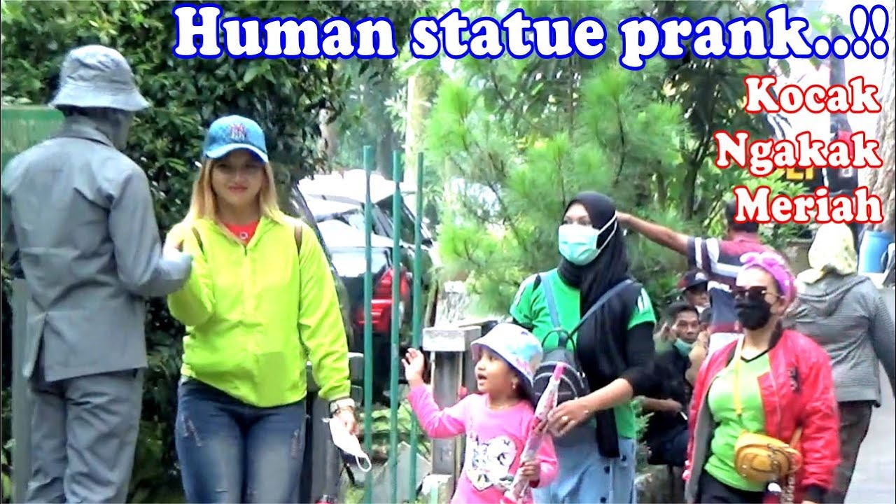 Statue prank Super Fun..!! Prank manusia patung kocak ngakak meriah