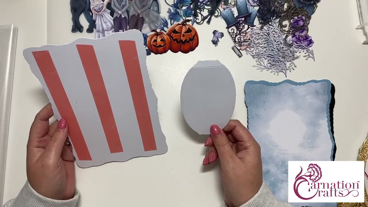 Carnation Crafts Halloween Special PART THREE - Facebook Live