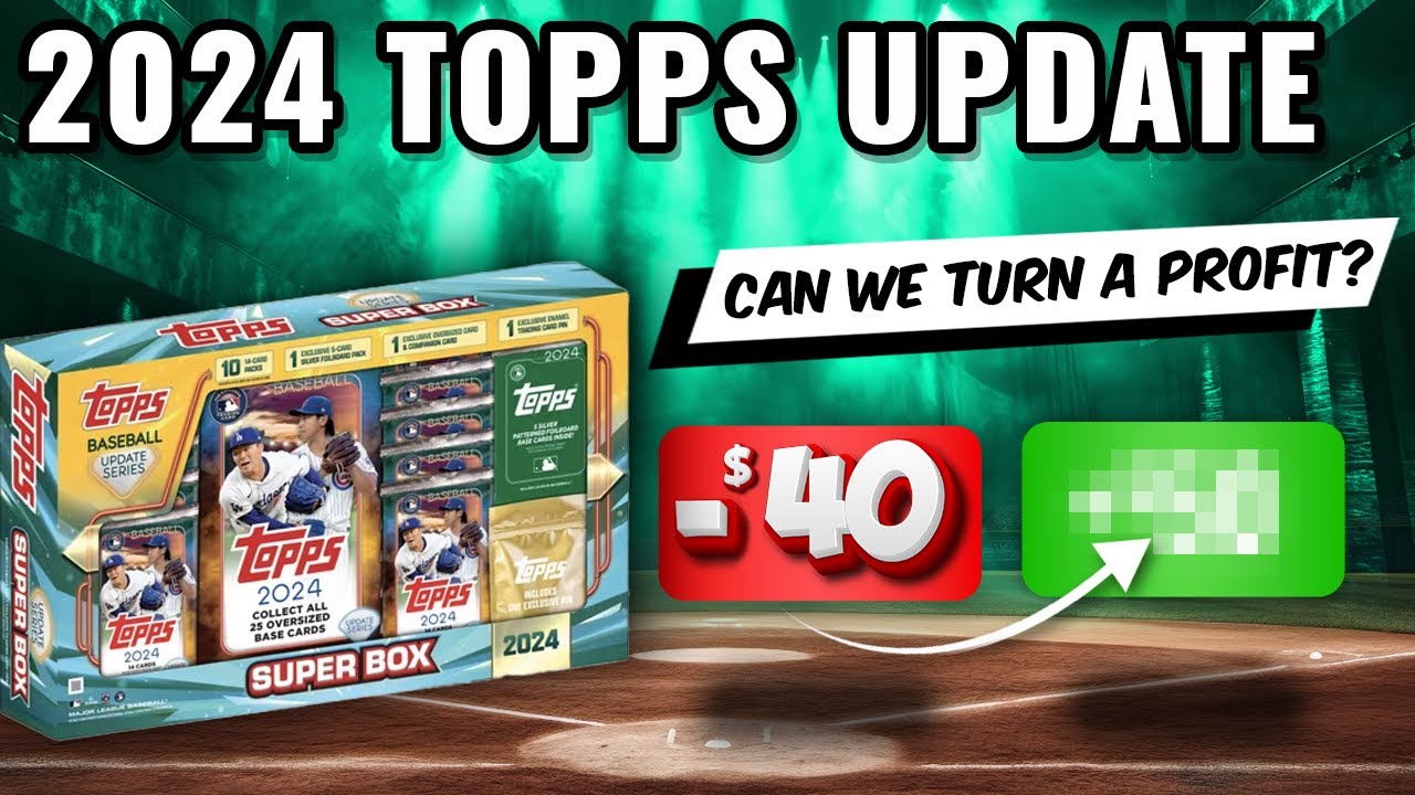 SKENES PULL!!🚨PROFIT CHALLENGE🚨 2024 TOPPS UPDATE SUPER BOX