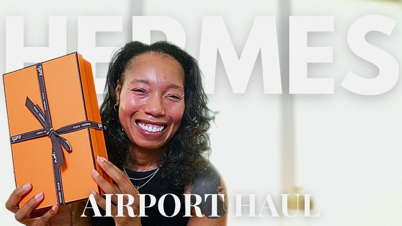 Hermes CDG Airport Haul | Chaine D’Ancre To Go Wallet & Trompe l'Oeil Stole