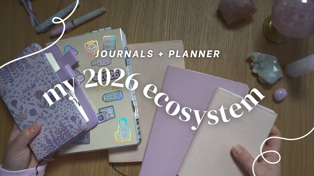 Моя экосистема ведения дневника на 2026 год ✦ Как я использую свои дневники и ежедневники в 2026 ...