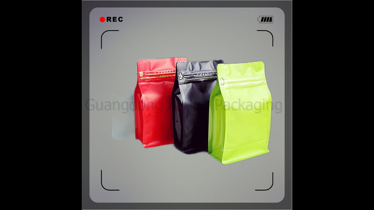 box bottom bag,brown kraft block bottom paper bags,flat bottom pouch with zipper