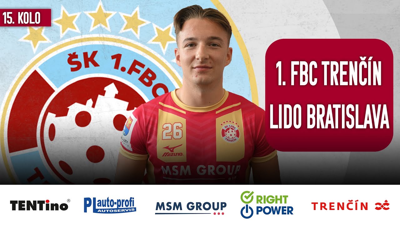 LIVESTREAM | Extraliga muži | 1. FBC Trenčín - ŠK Lido Bratislava | 10.1.2026