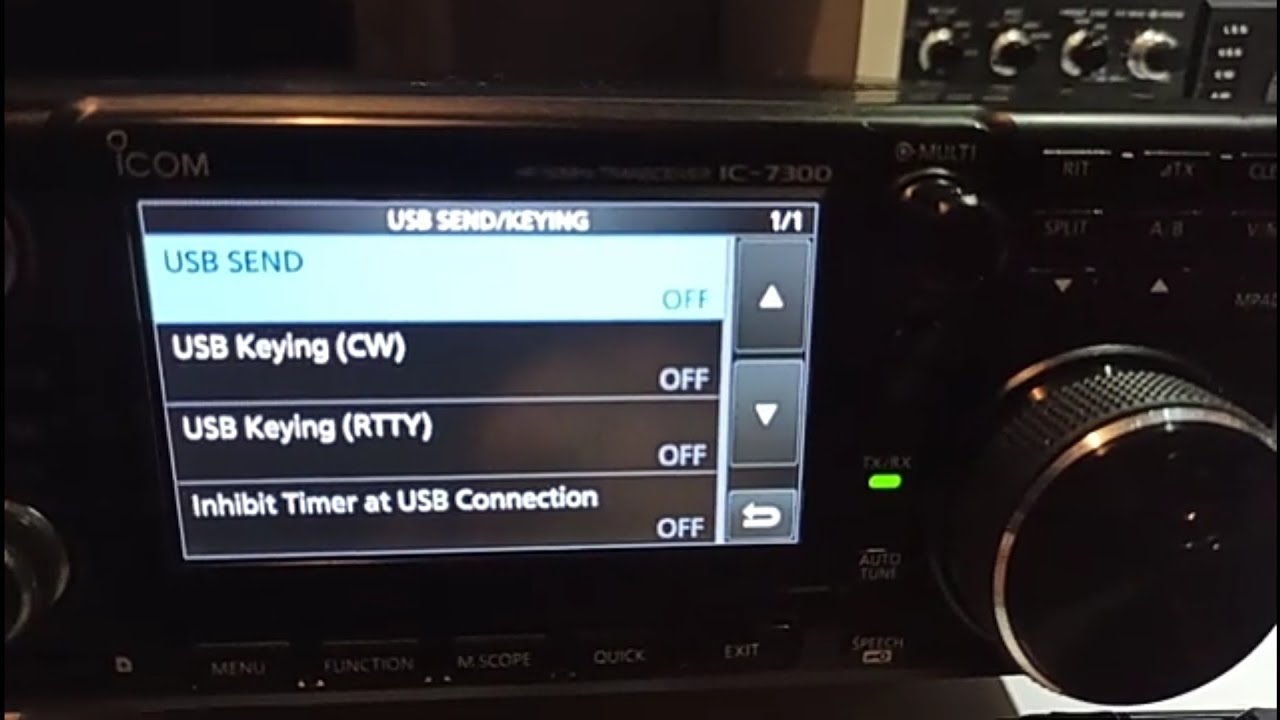 ayuda para CW en concurso con el ICOM IC-7300