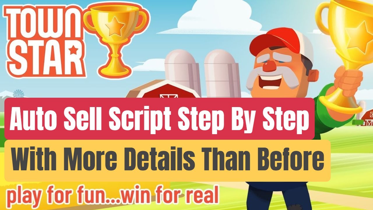 Towstar Gala Games , How To Auto Sell Script Step By Step With More Details Than Before.