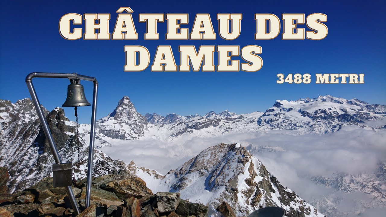 Château des Dames - 3488 mt - Scialpinismo - Via normale da Perrères (Valtournenche - AO) 4K