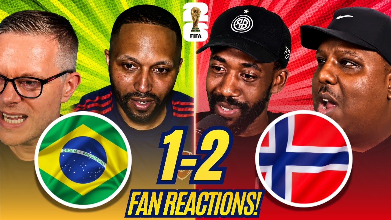Fan reactions to Brazil 1-2 Norway | World Cup Fan Reactions