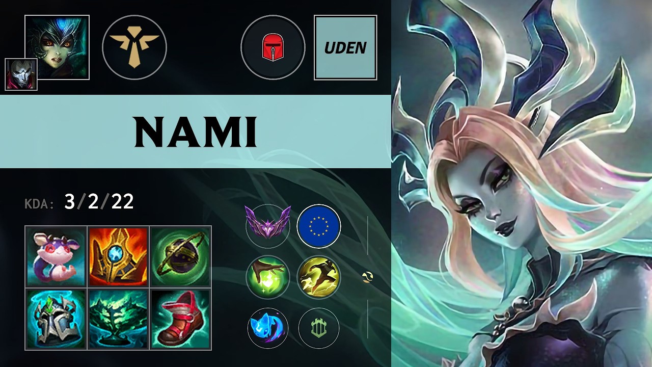 (XOL uden) Nami Support vs Bard - EUW Master Patch 26.13