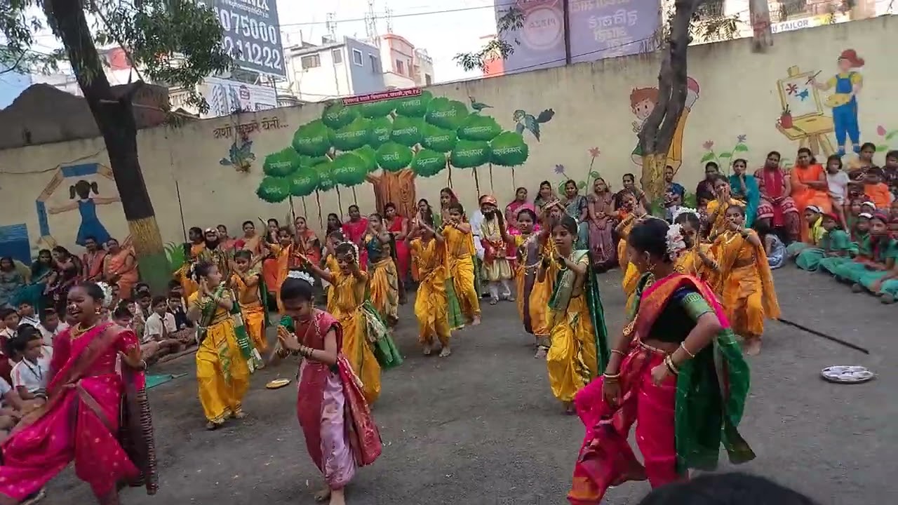 सुंदरबाई मराठे विद्यालय, खराडी. शिवजयंती सोहळा. माझ्या मना मधी, ध्याना मधी शिवबा...