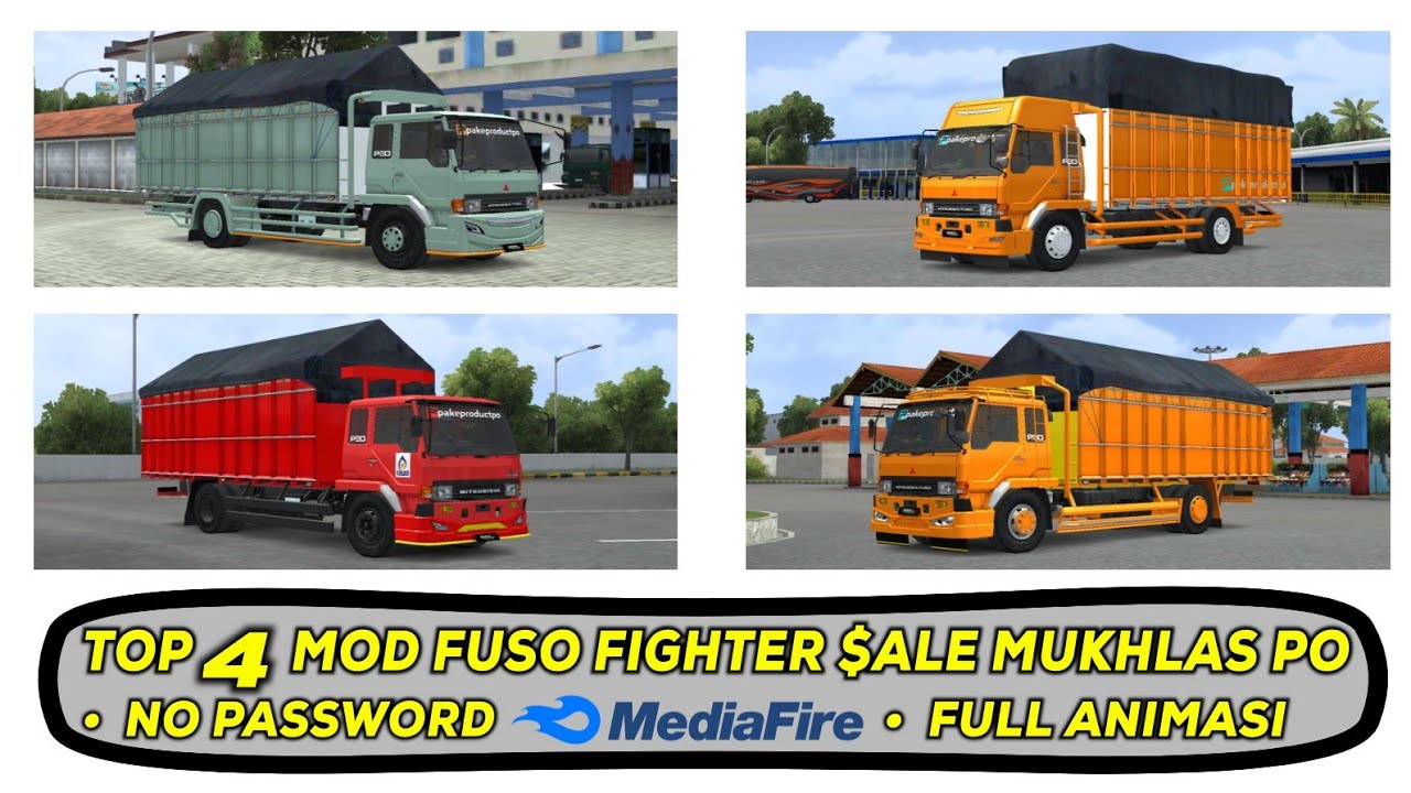 YANG KALIAN CARI!!! SHARE 4 MOD FUSO FIGHTER ENGKEL BY MUKHLAS PO || MOD BUSSID TERBARU