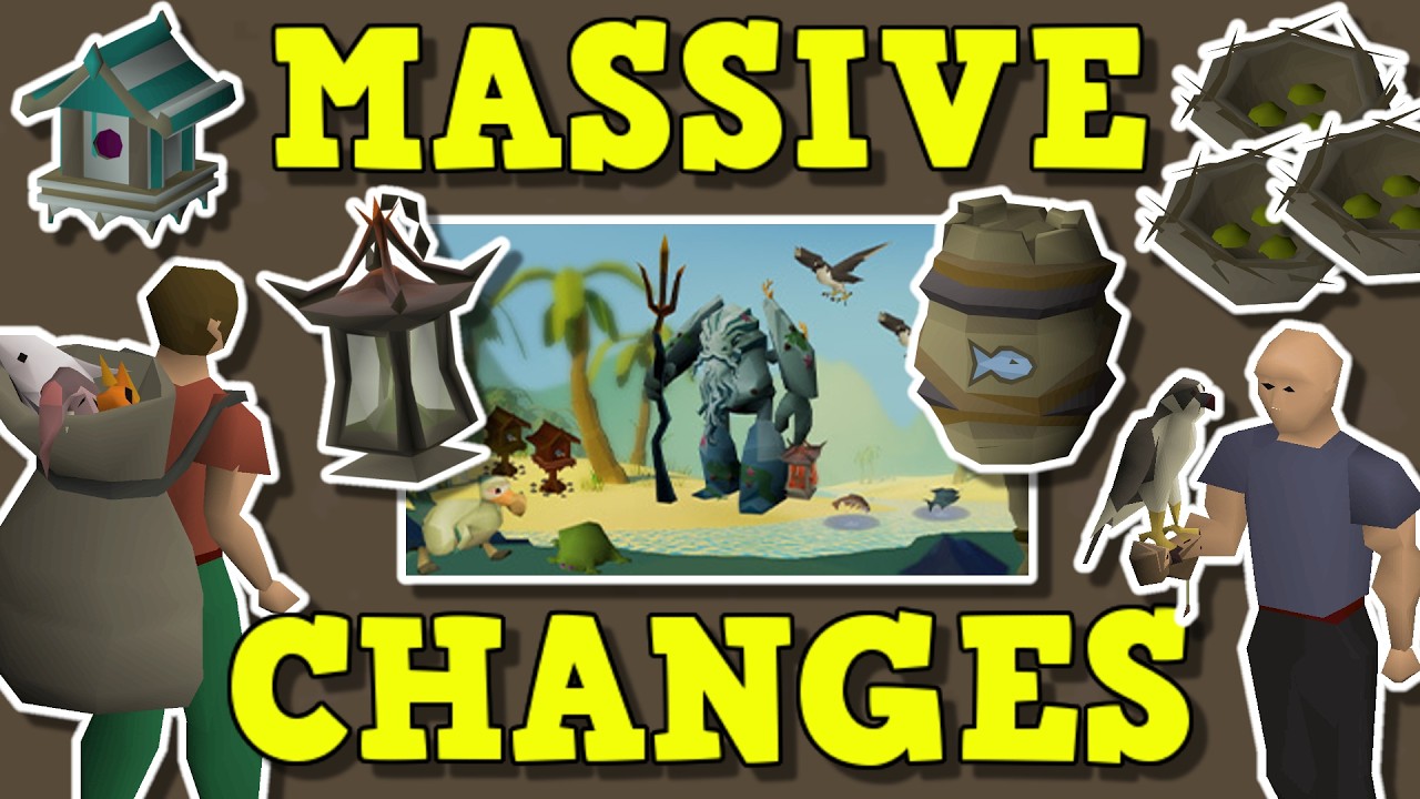 Масштабные QoL-изменения навыков (OSRS)