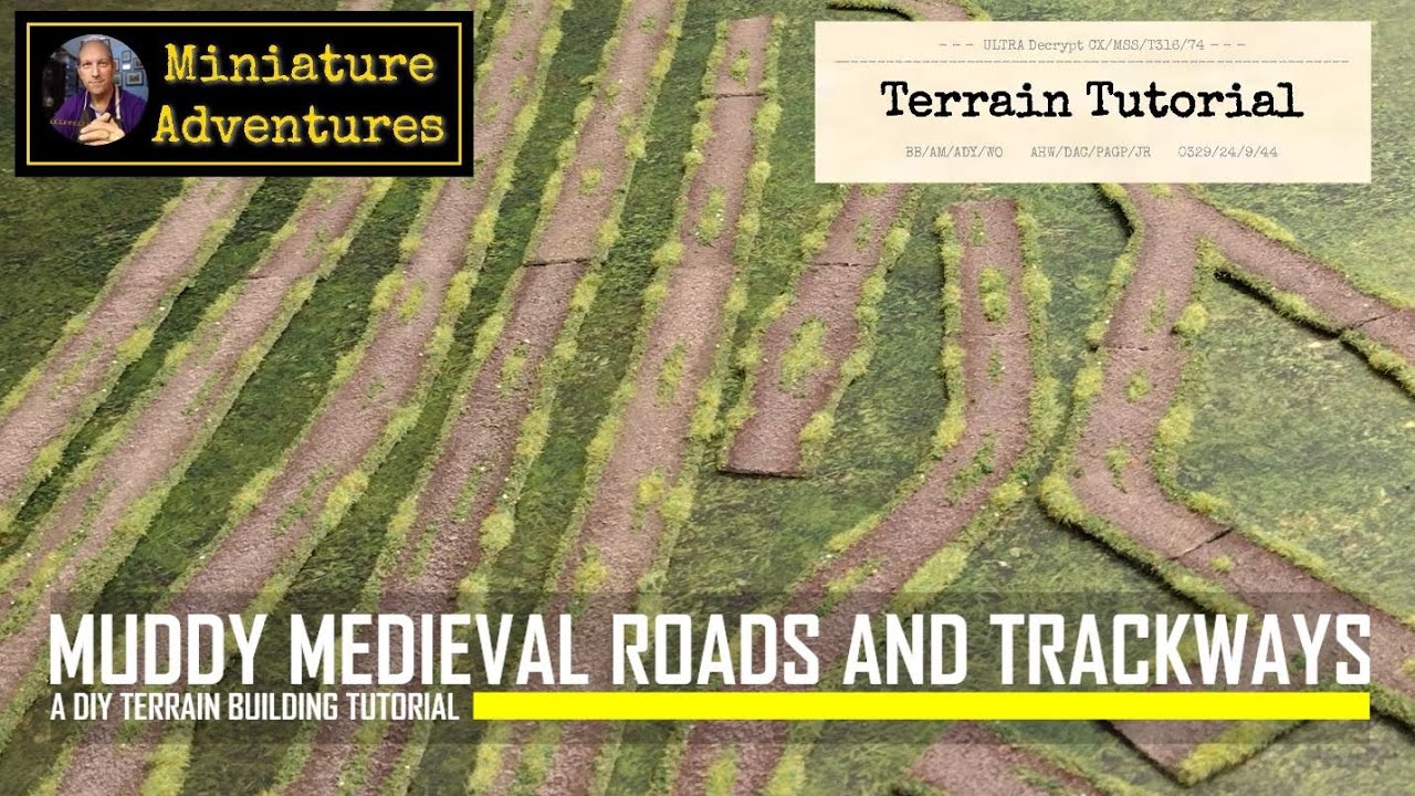 Creating Realistic Muddy Roads for Wargaming