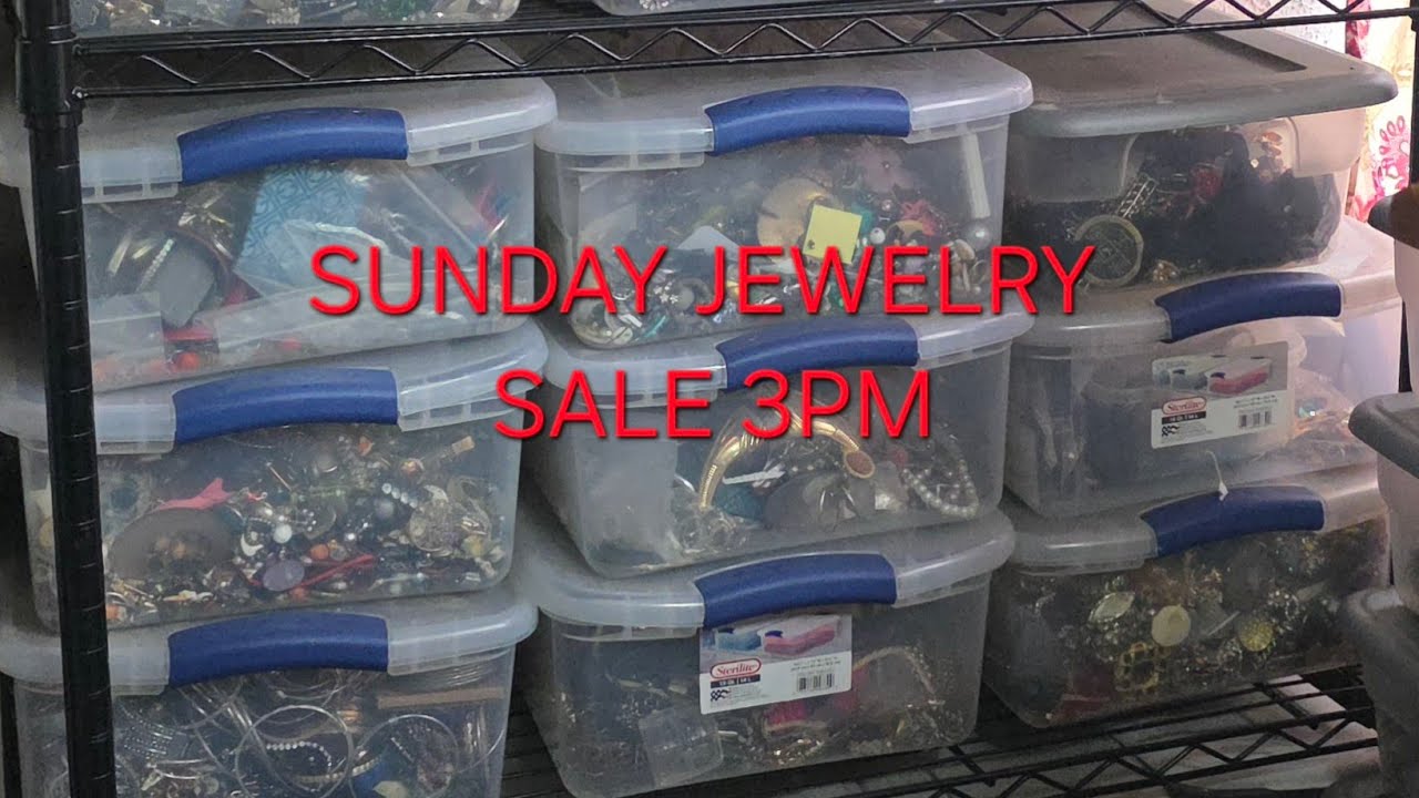 SUNDAY LIVE JEWELRY SALE 3PM PT 6PM ET STERLING VINTAGE GOLD AND MORE