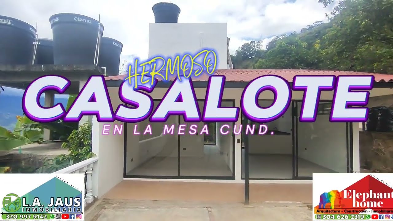 Hermoso casalote de 540 M2 en 295 mill en #lamesacundinamarca  para estrenar, diseño original