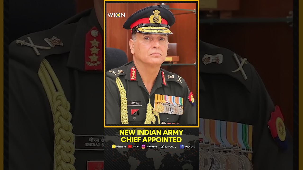 Lt Gen Dhiraj Seth Appointed Chief of Army Staff From June 30 | WION Shorts
