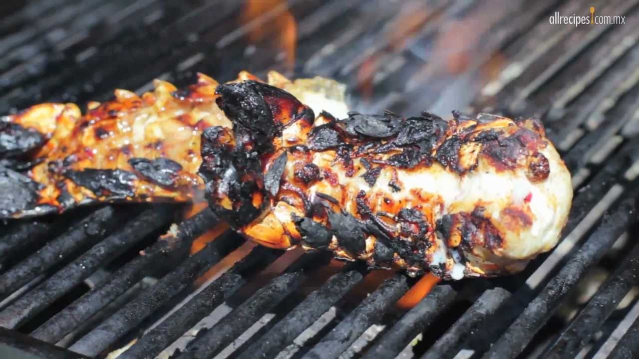 Cola de langosta a la parrilla