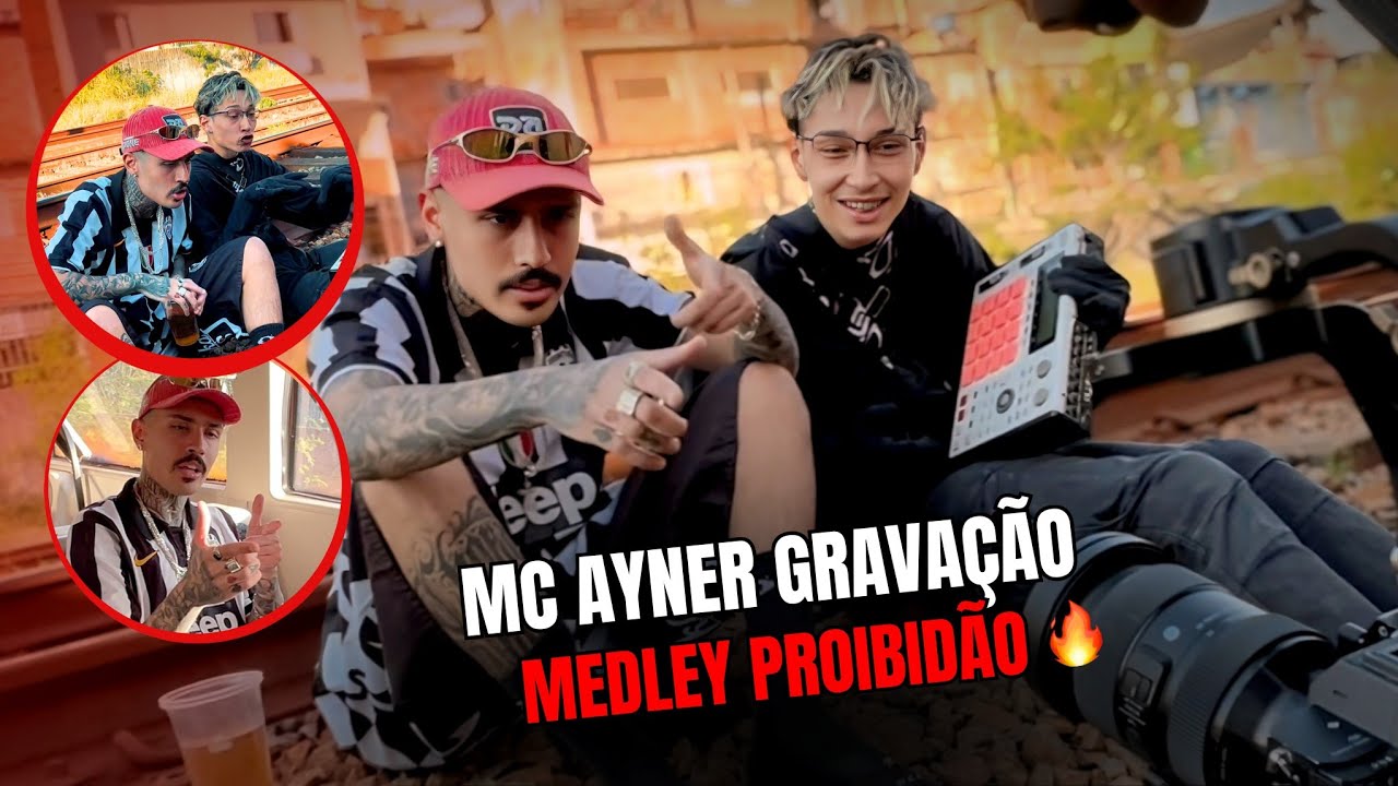 MC AYNER E JOVEM JAPA GRAVAÇÃO MEDLEY PROIBIDÃO NA LINHA DO TREM 🔥