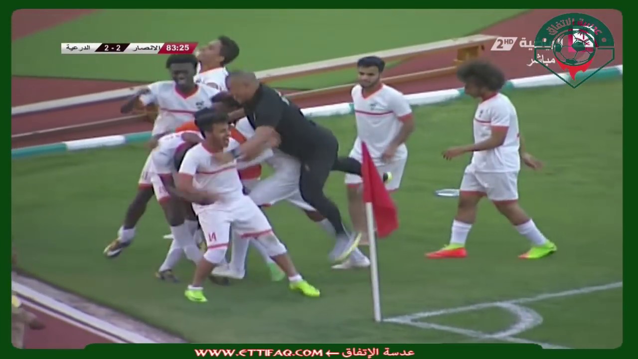أهداف مباراة الأنصار 3 -2 الدرعية - دوري الدرجة الثانية 2017/2018