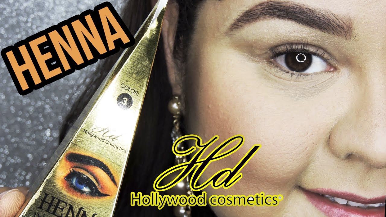 HENNA PARA CEJAS -  Hollywood Cosmetics | Kawaii MakeUp