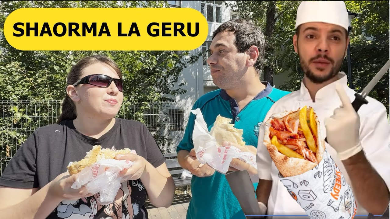 FAST FOOD SAU TEST INTELIGENTA? Shaorma cu ghicitori LA GERU