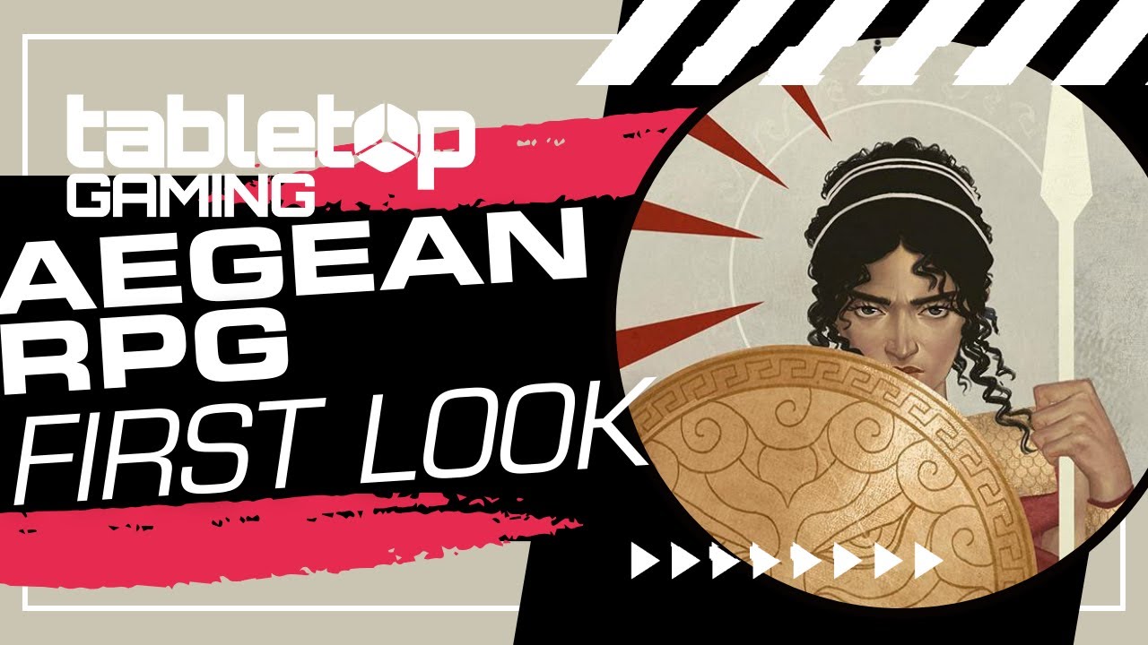 FIRST LOOK: AEGEAN RPG – Greek Mythology on Tabletop where YOU get to be the Hero... Plus Extras!