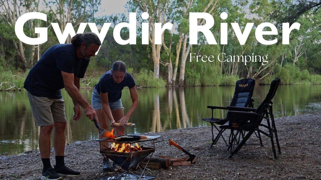 Free Camping right on the River | Campfire Cooking | Birdlife Nature