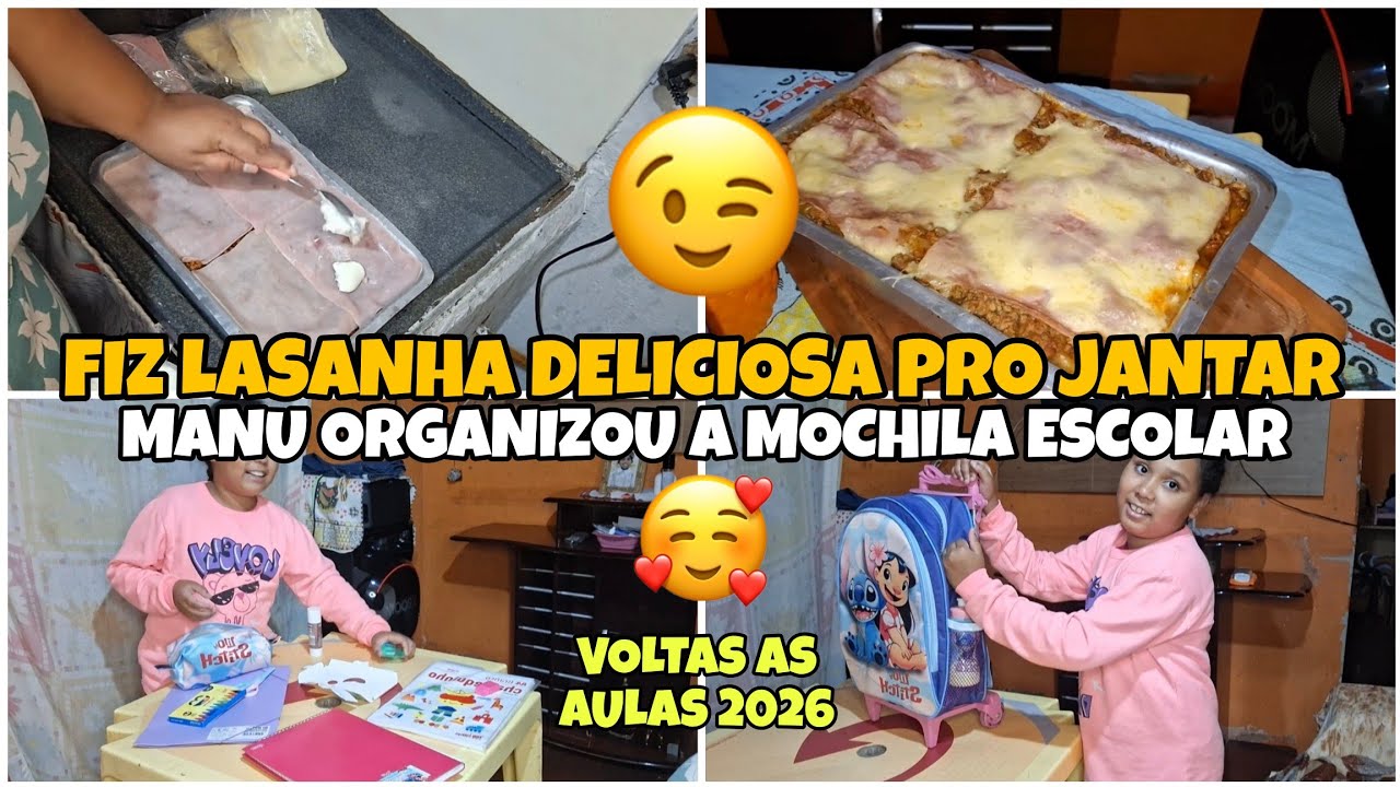ETIQUETEI O MATERIAL ESCOLAR DA MANU E NEM SEI SI FICOU CERTO🤣+PRIMEIRO DIA DE AULA💕
